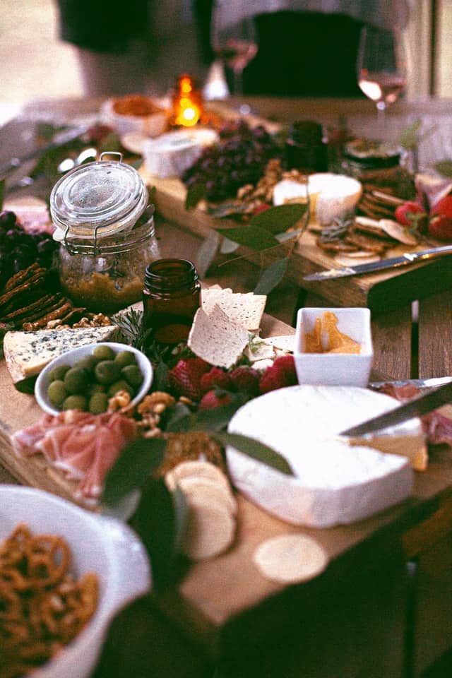 harvest bounty of food